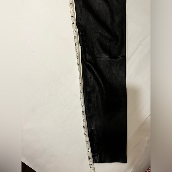 EUC Vince Leather Zip Leggings | Black | Size Medium - Picture 11 of 16
